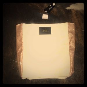 Marc Jacobs Daisy Canvas Tote with Rose Gold Side